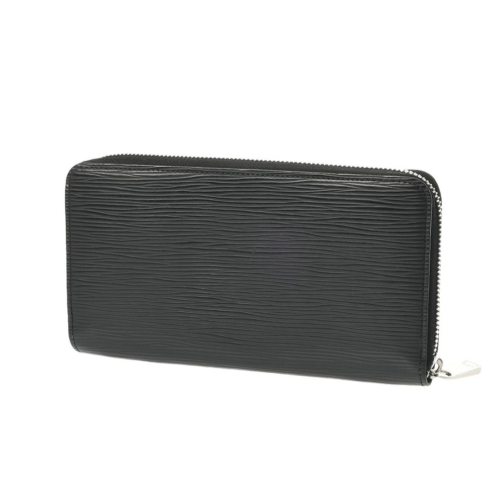 Louis Vuitton Long Zippy Noir Black Leather Wallet Epi